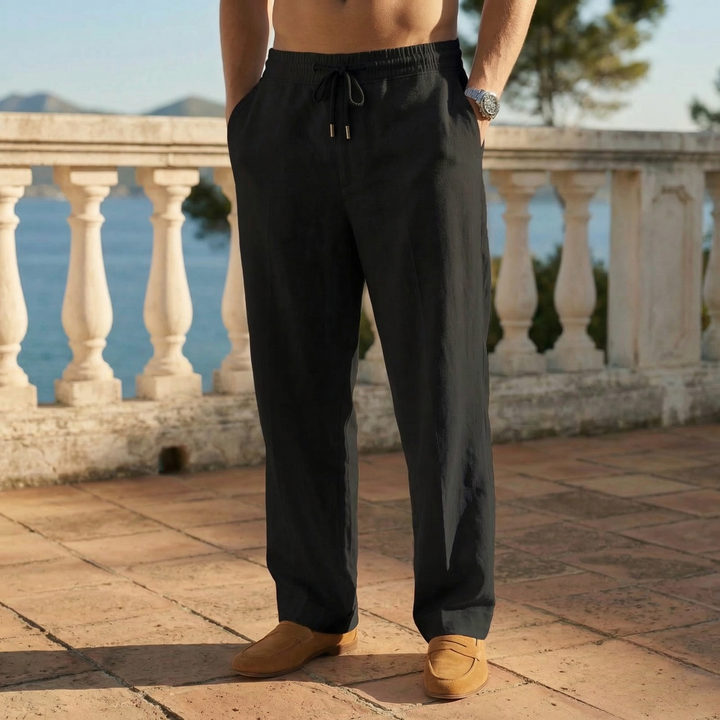 Elegant Linen Beach Pants