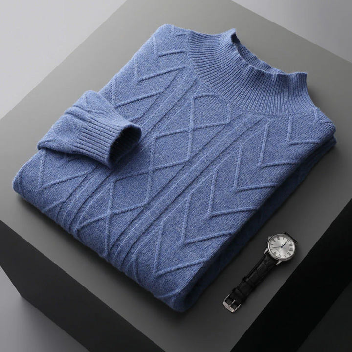 Mizar Patterned Cashmere Sweater