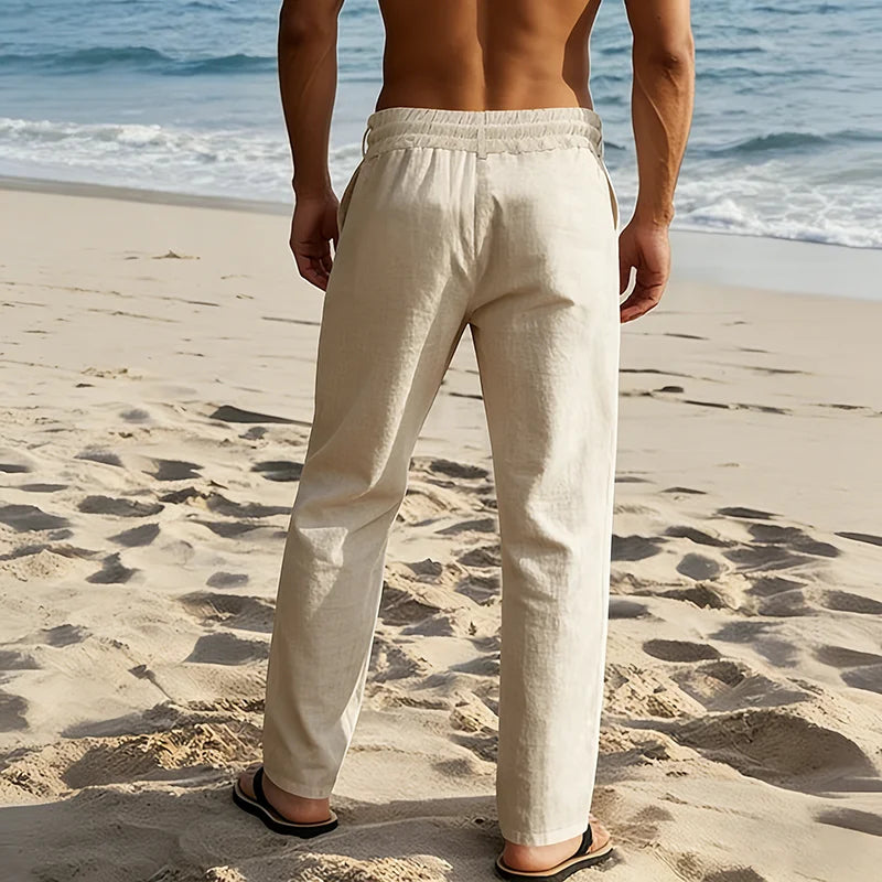Elegant Linen Beach Pants