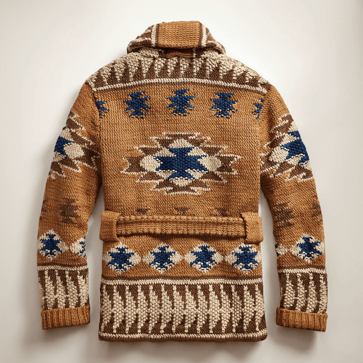 Elegant Jacquard Cardigan