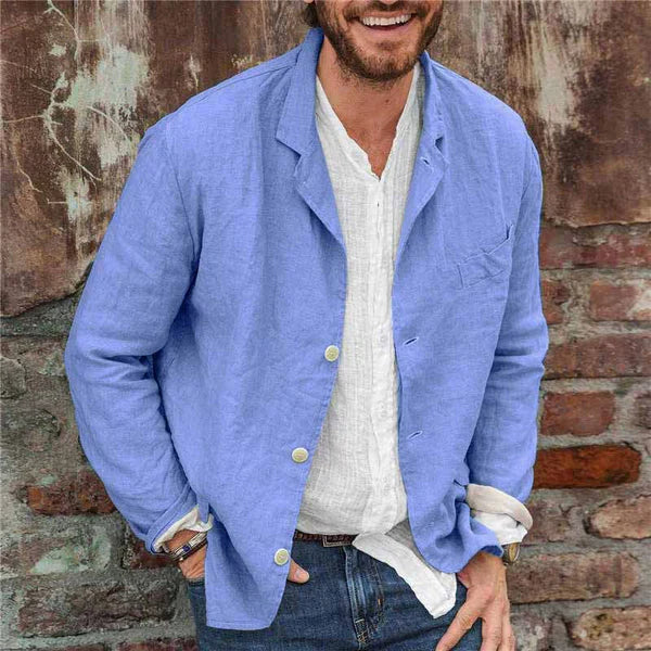 Casual Cotton Blazer