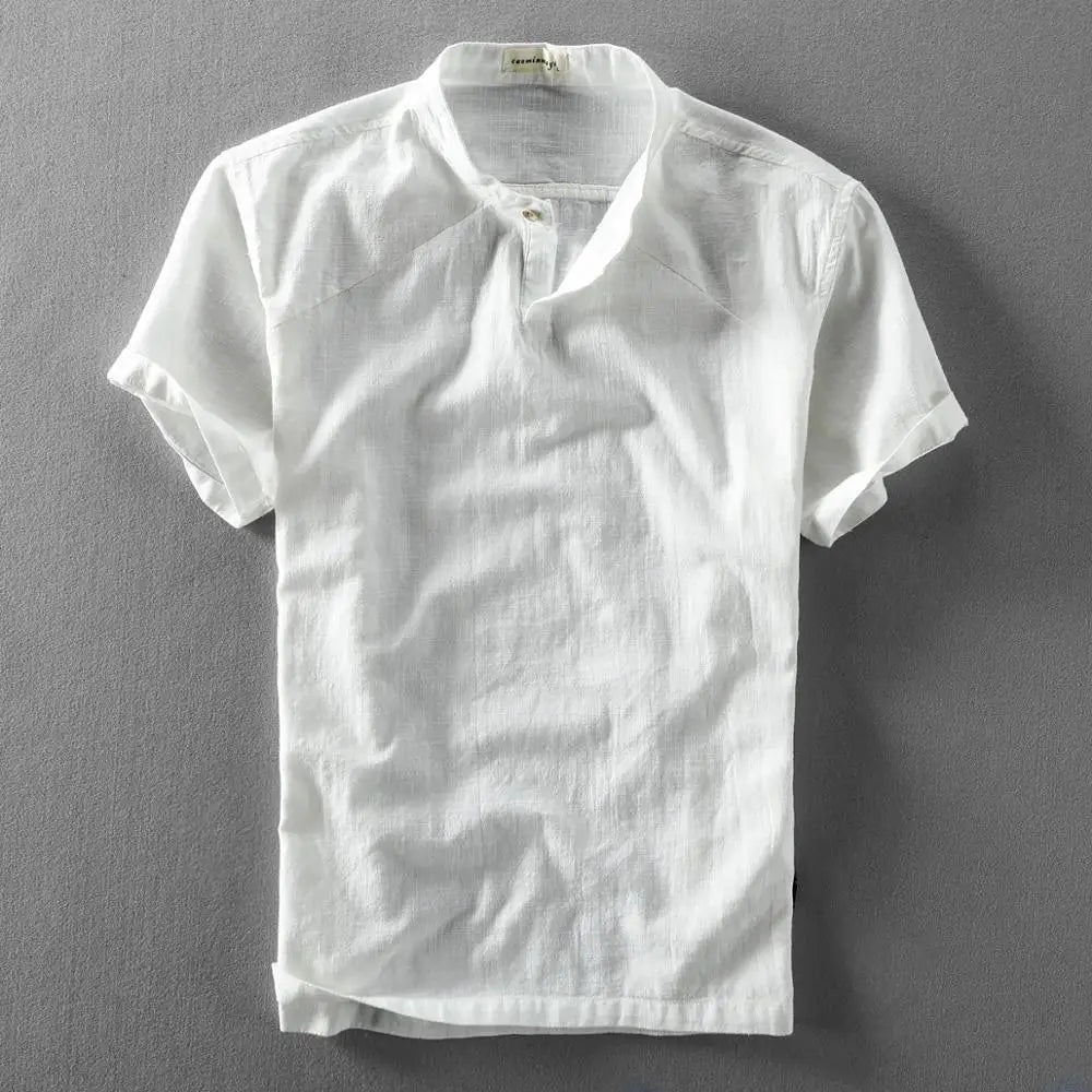 Elegant Cotton/Linen Summer Shirt