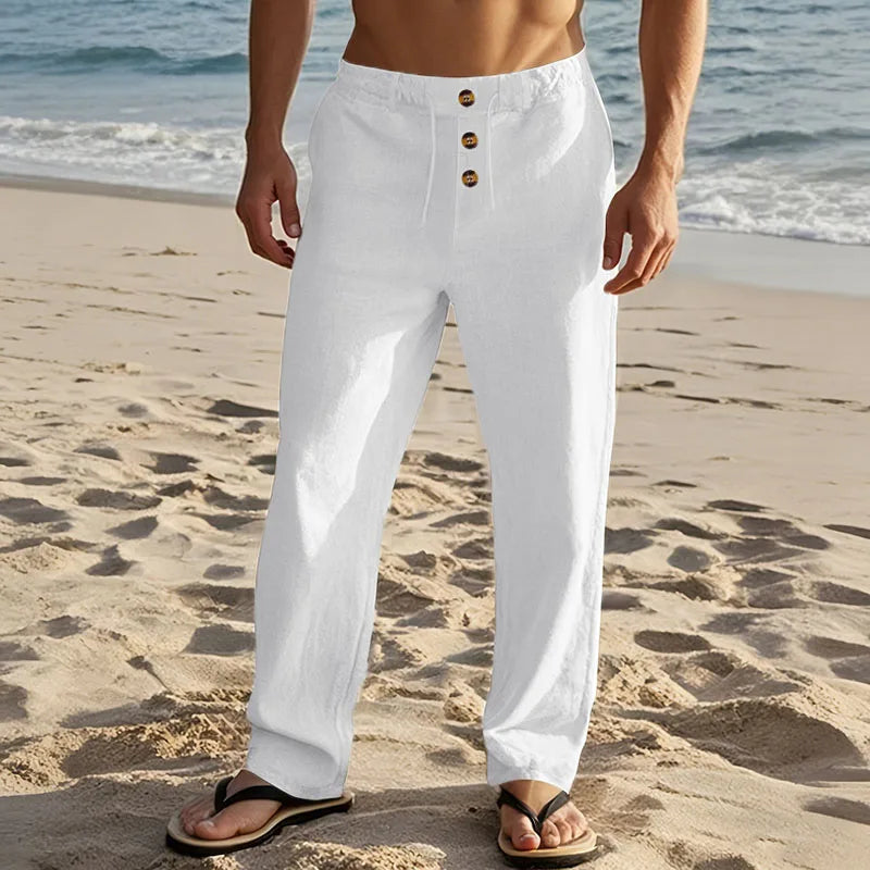 Elegant Linen Beach Pants