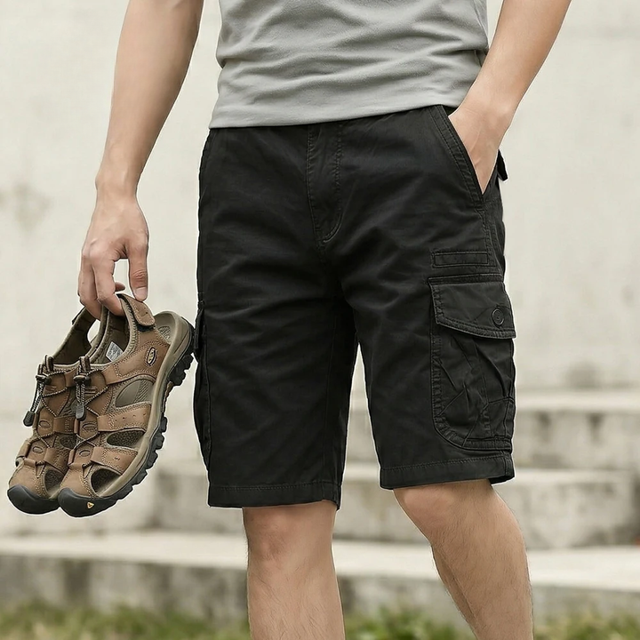 Elegant Cotton Walking Shorts