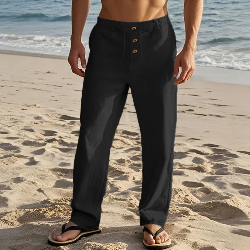 Elegant Linen Beach Pants