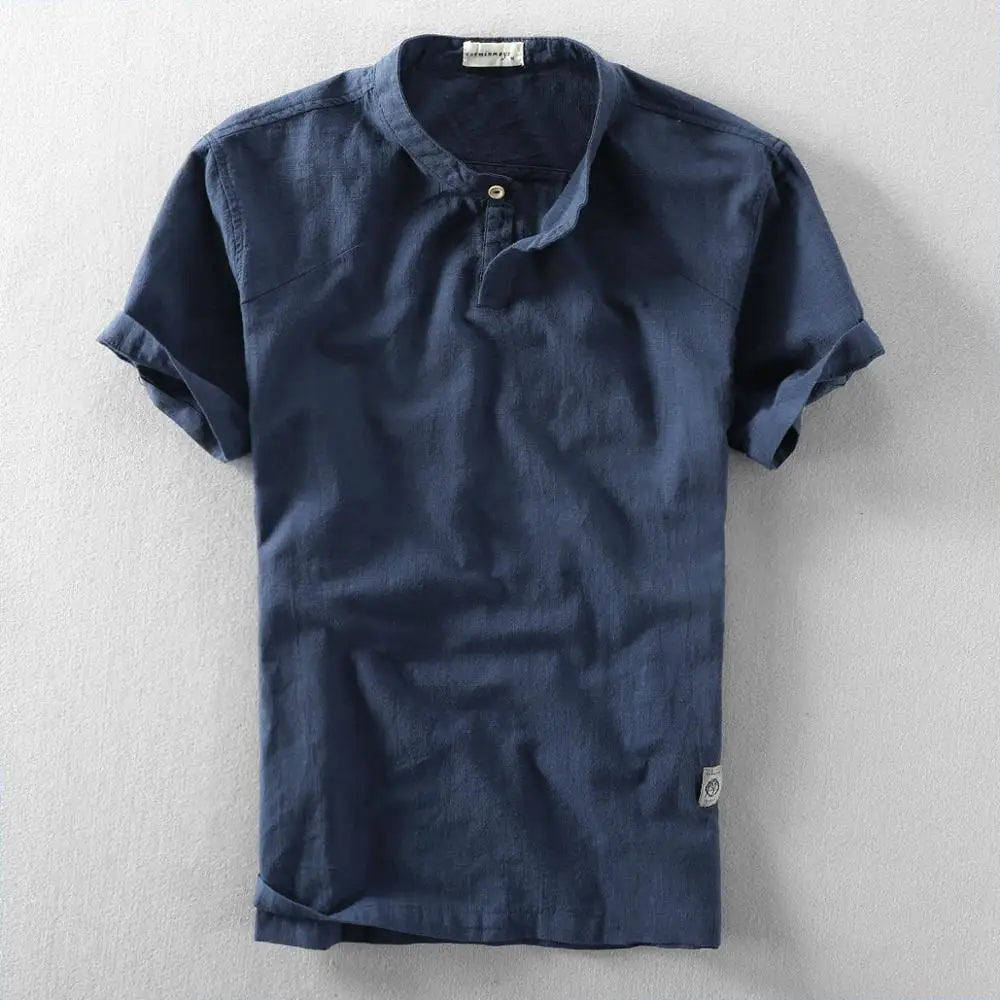 Elegant Cotton/Linen Summer Shirt