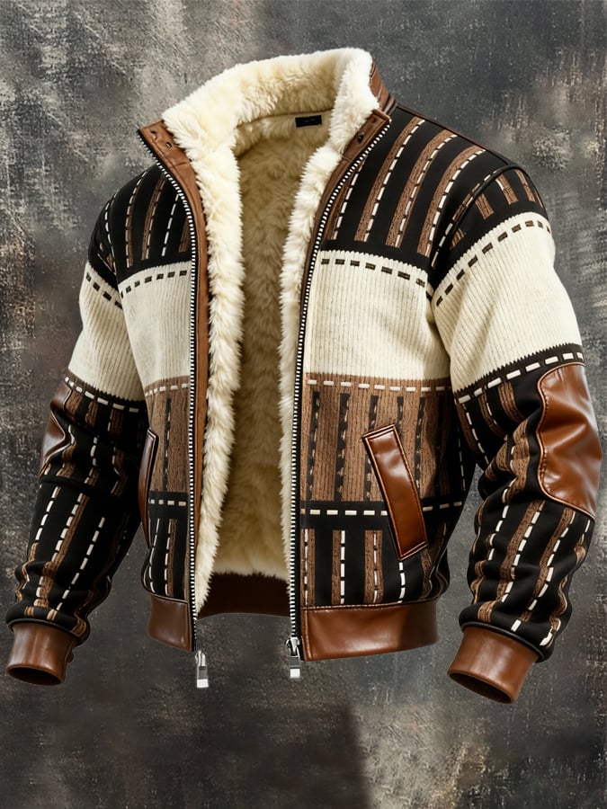 Retro Fleece Lined Jacket