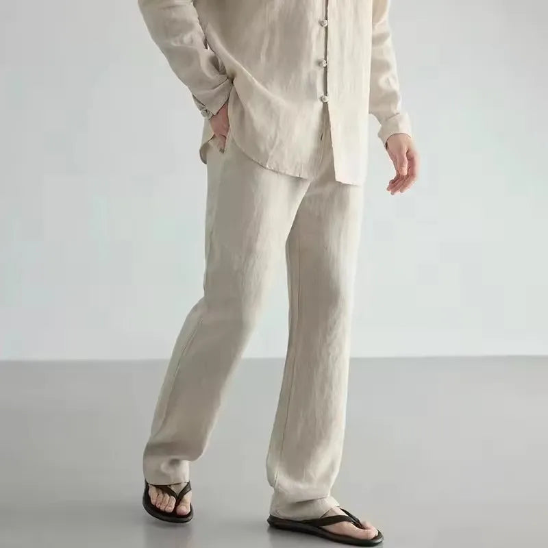 Elegant Breathable Linen Pants