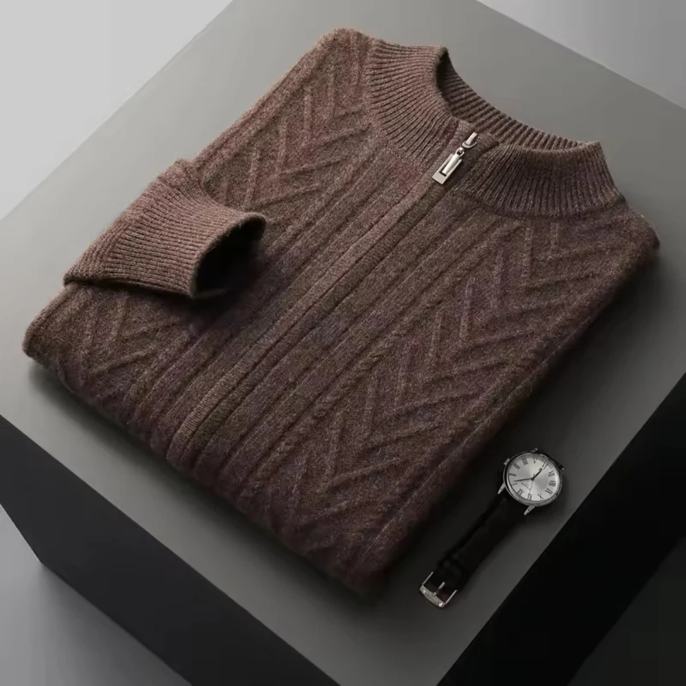 Verona Cashmere Pattern Vest