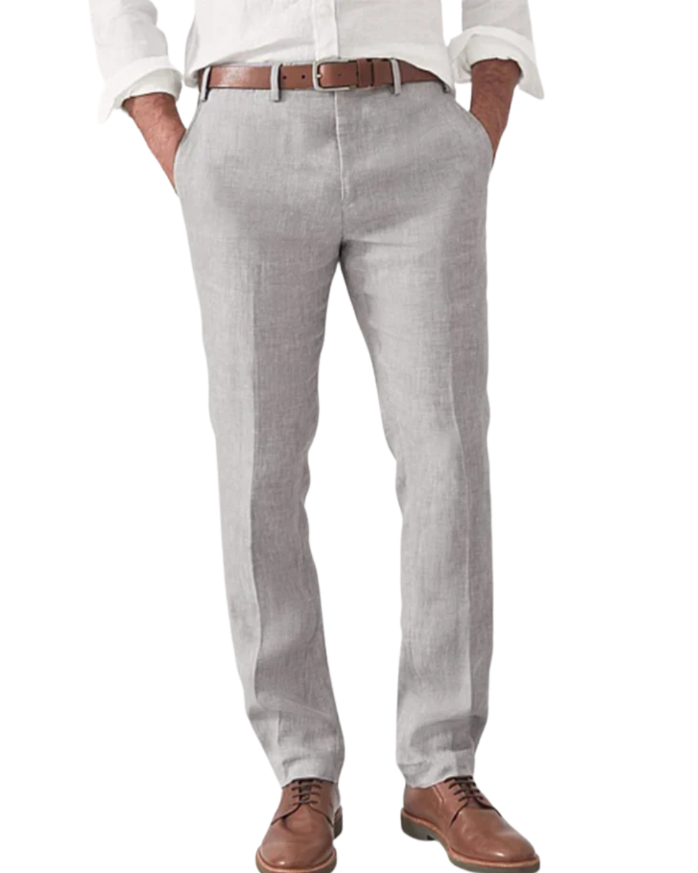 Elegant Linen Dress Pants