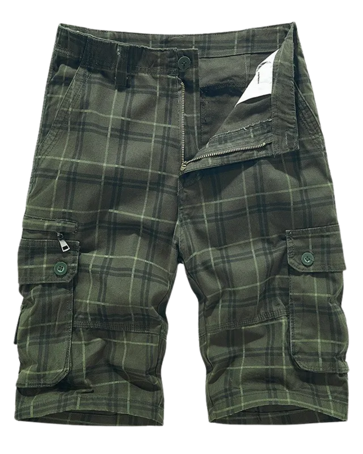 Elegant Cotton Cargo Shorts