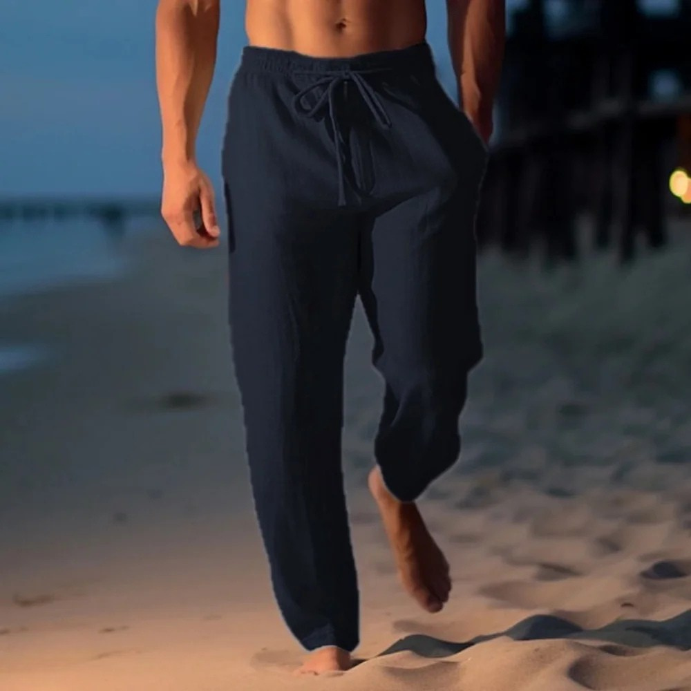 Elegant Cotton Linen Pants