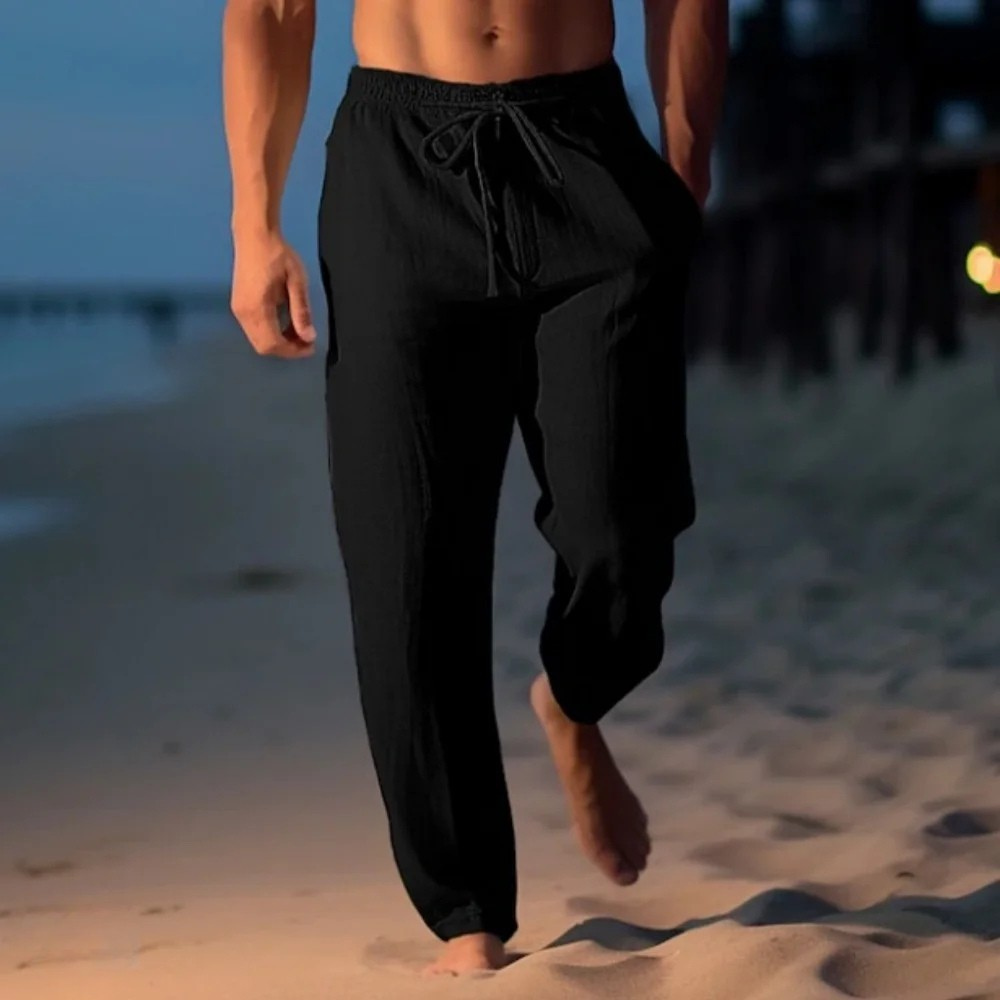 Elegant Cotton Linen Pants