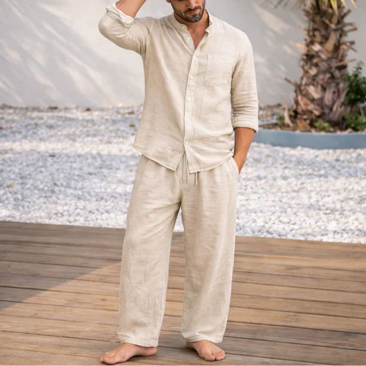 Elegant Breathable Lightweight Linen Set