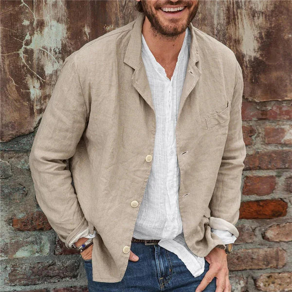 Casual Cotton Blazer