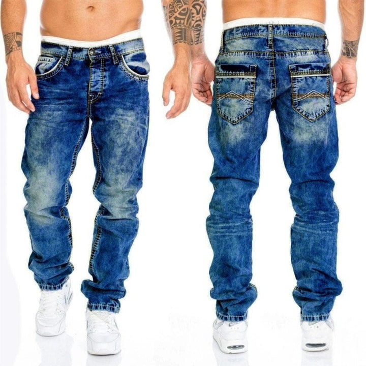 Denim Biker Jeans