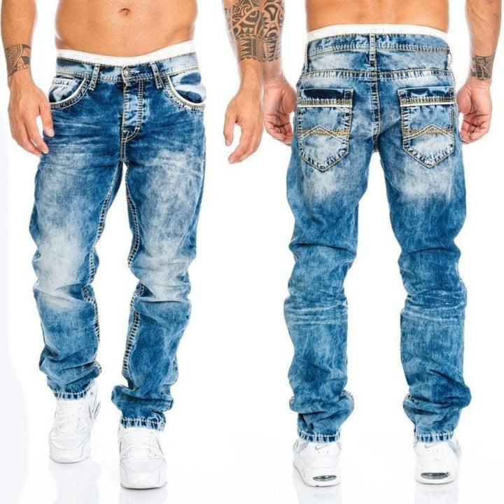 Denim Biker Jeans