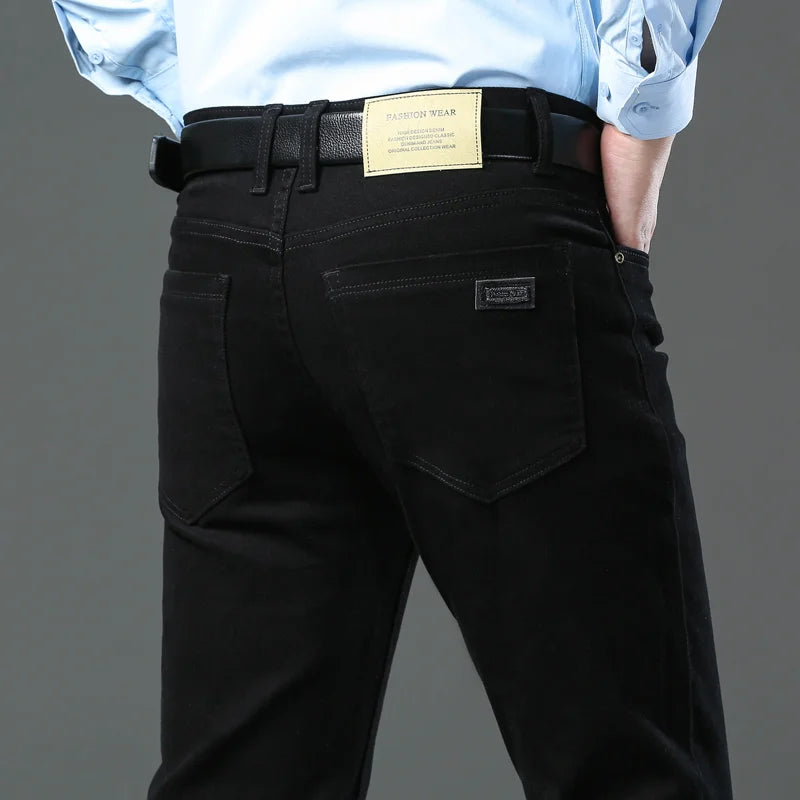 Elegant Cotton Jeans