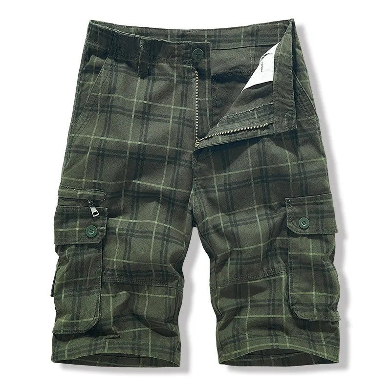 Elegant Cotton Cargo Shorts