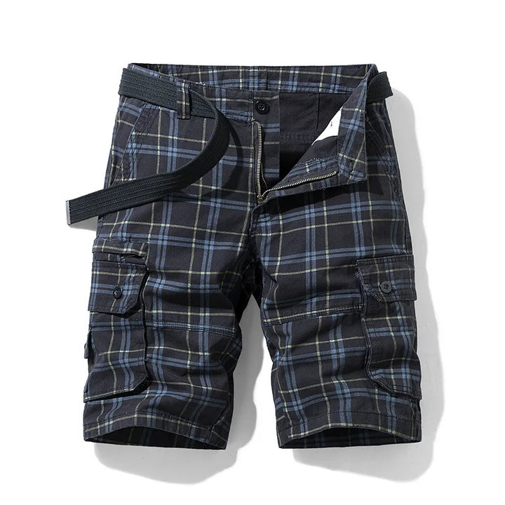 Elegant Cotton Cargo Shorts