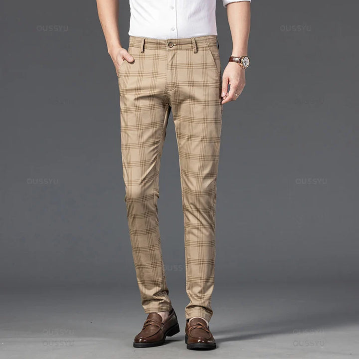 Elegant Plaid Pants
