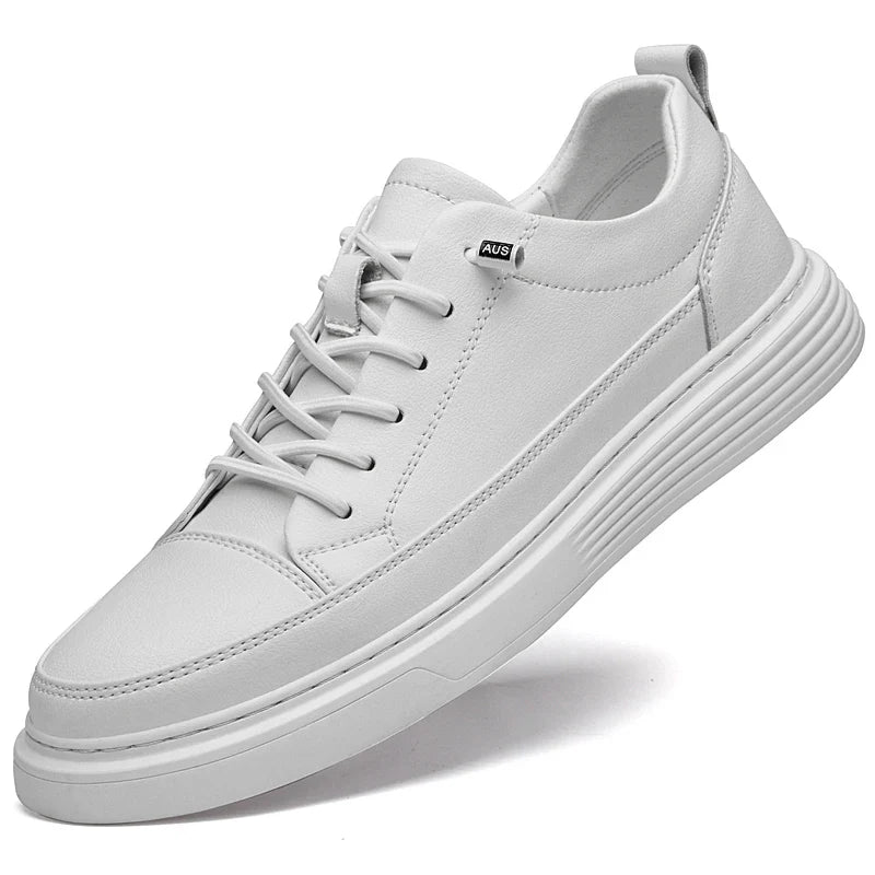 Elegant Thick Soled Leather Shoes
