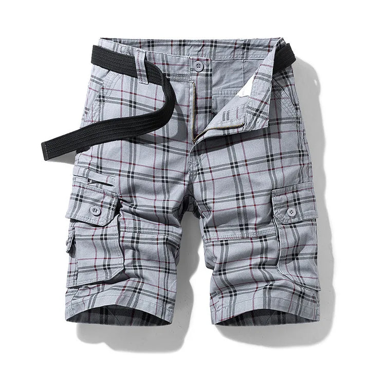 Elegant Cotton Cargo Shorts