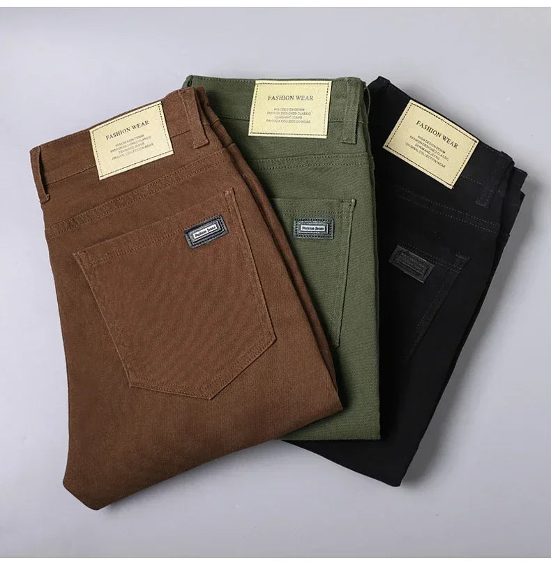 Elegant Cotton Jeans