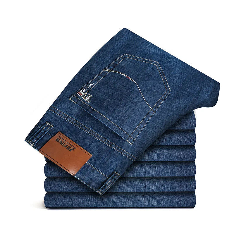 Casual Straight Denim Jeans