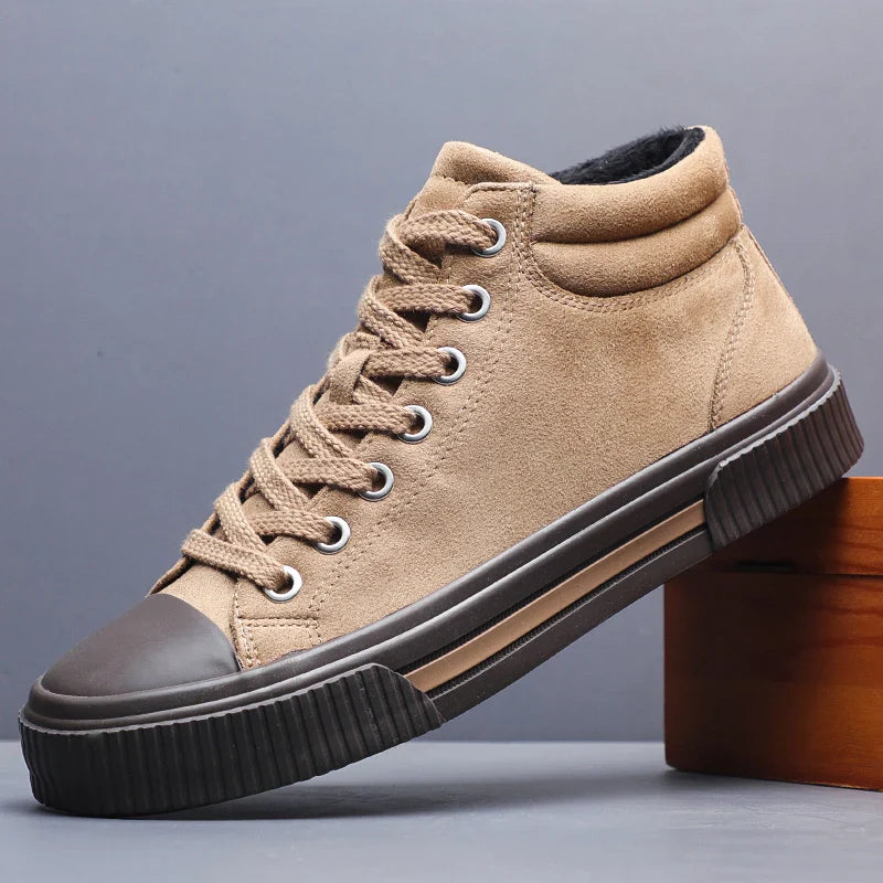 Elegant High Suede Shoes