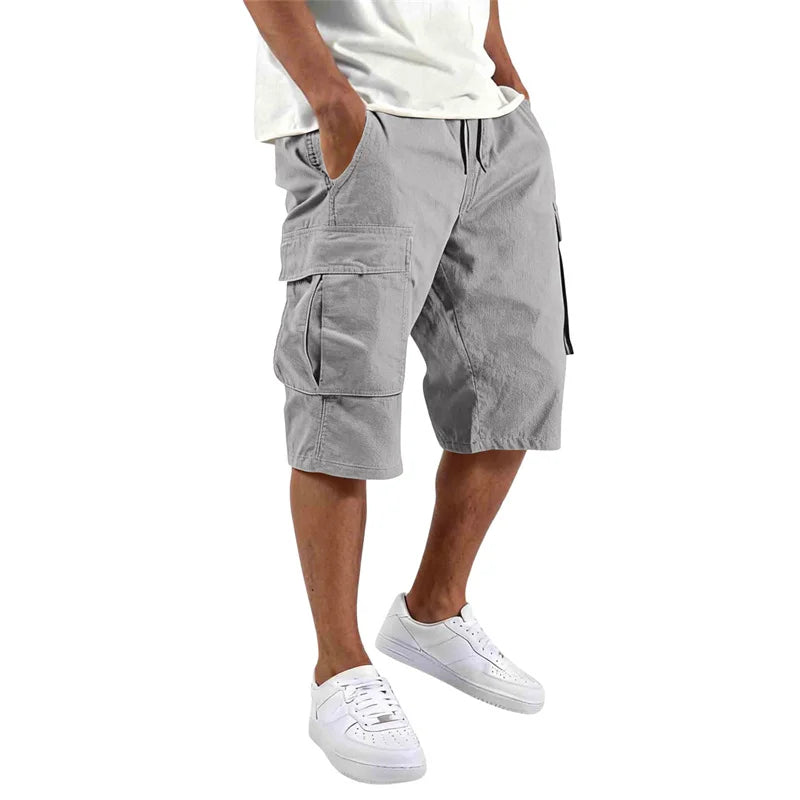Elegant Multi - Pocket Shorts