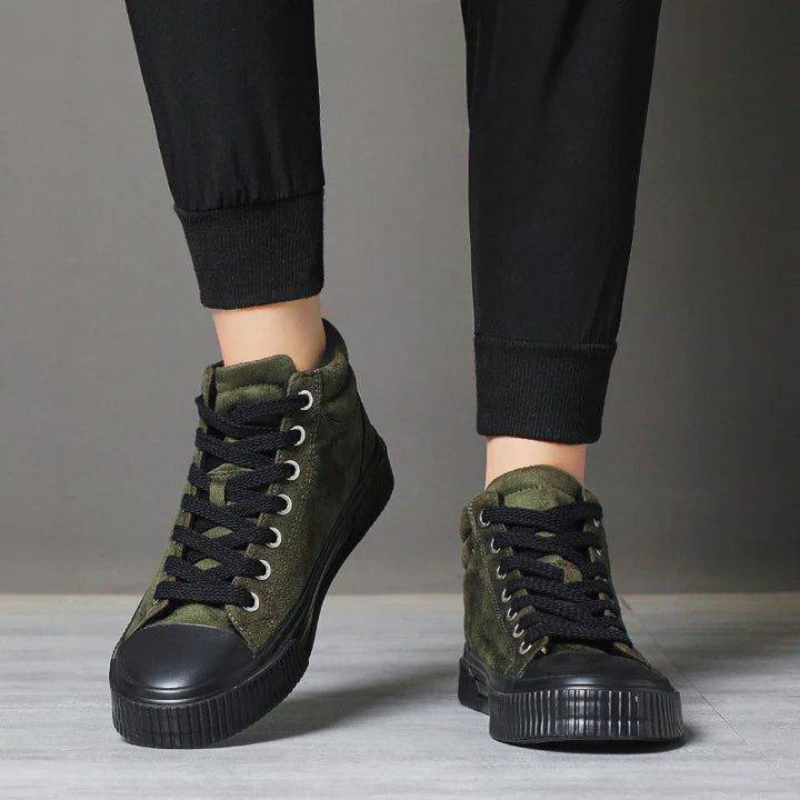 Elegant High Suede Shoes