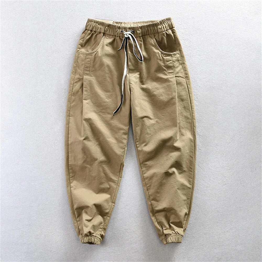 Elegant Cotton Cargo Pants
