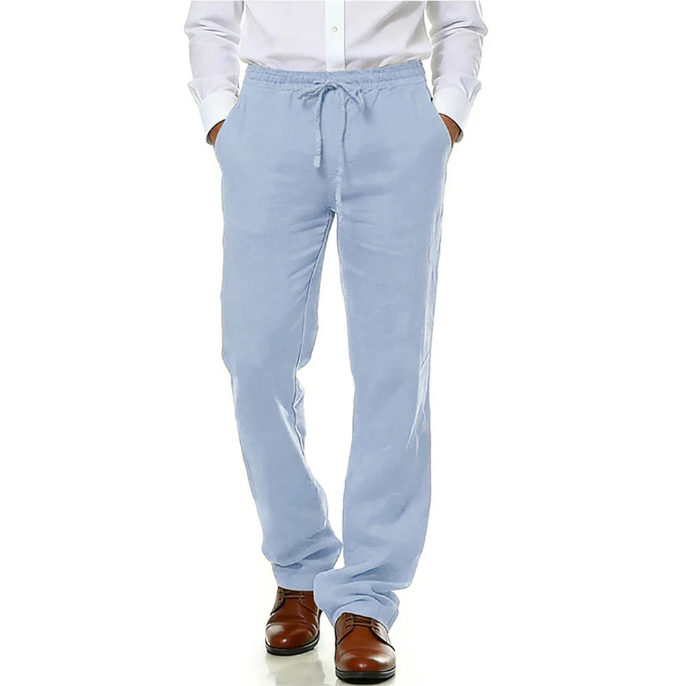 Elegant Cotton Linen Pants