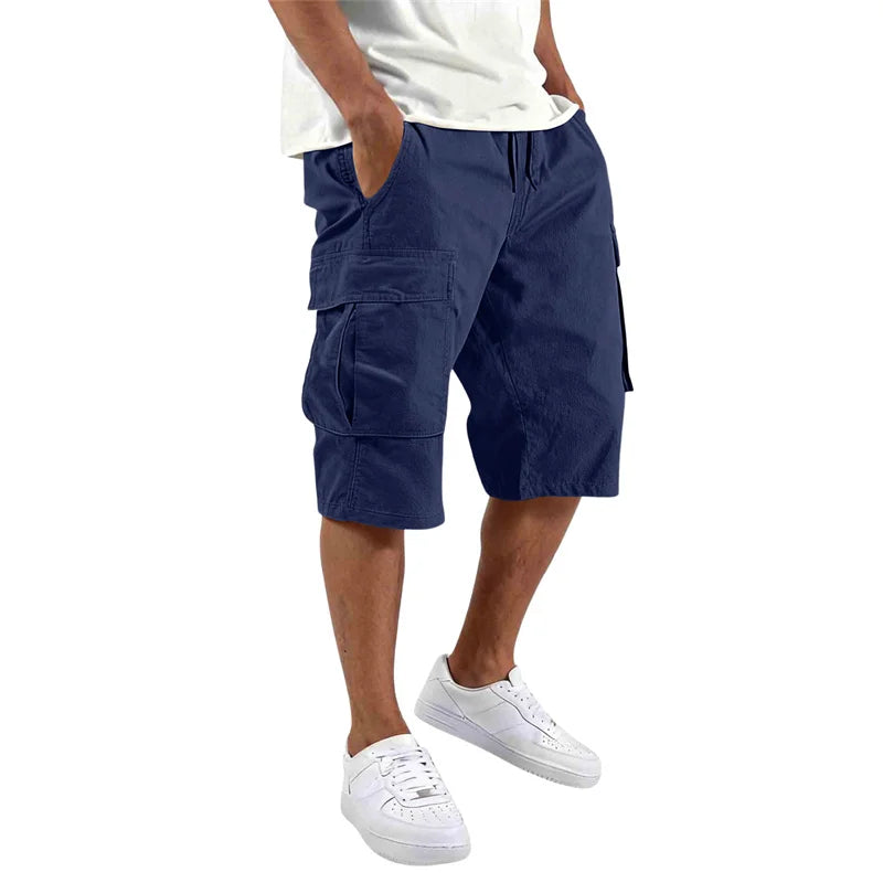 Elegant Multi - Pocket Shorts