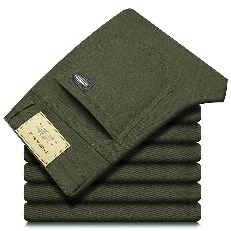 Elegant Cotton Jeans