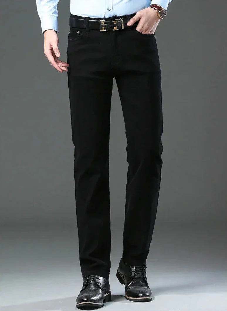 Elegant Cotton Jeans