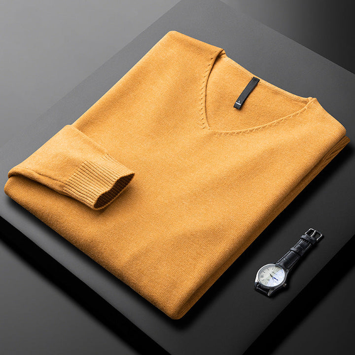 Elegant Cashmere V-Neck Sweater