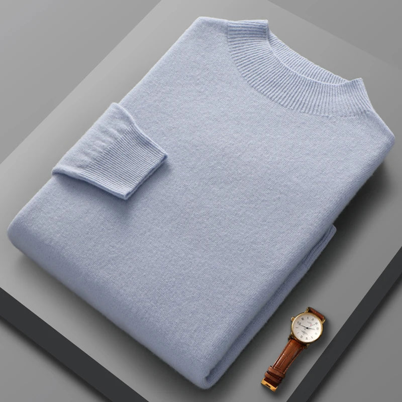 Half High Collar Cashmere Sweater