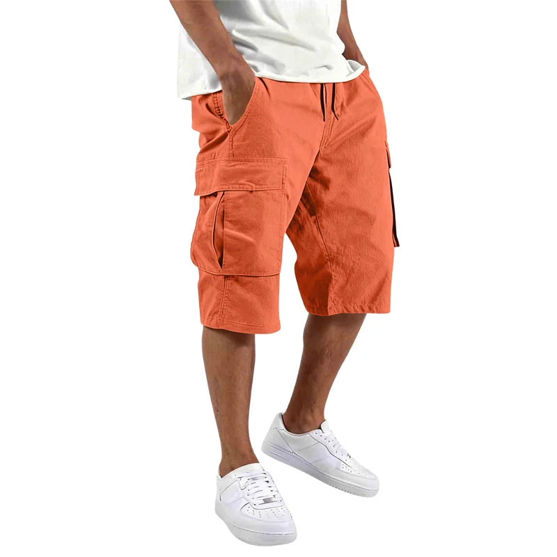 Elegant Multi - Pocket Shorts