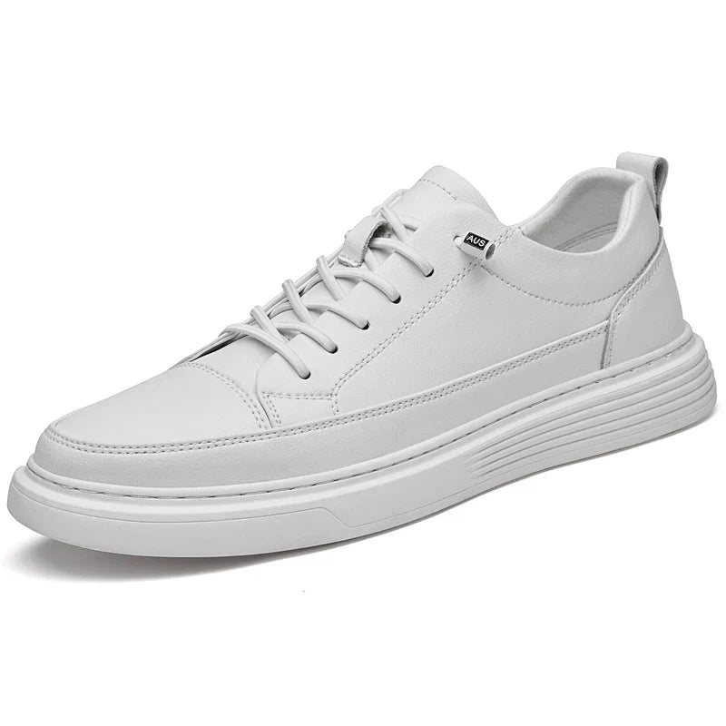Elegant Thick Soled Leather Shoes