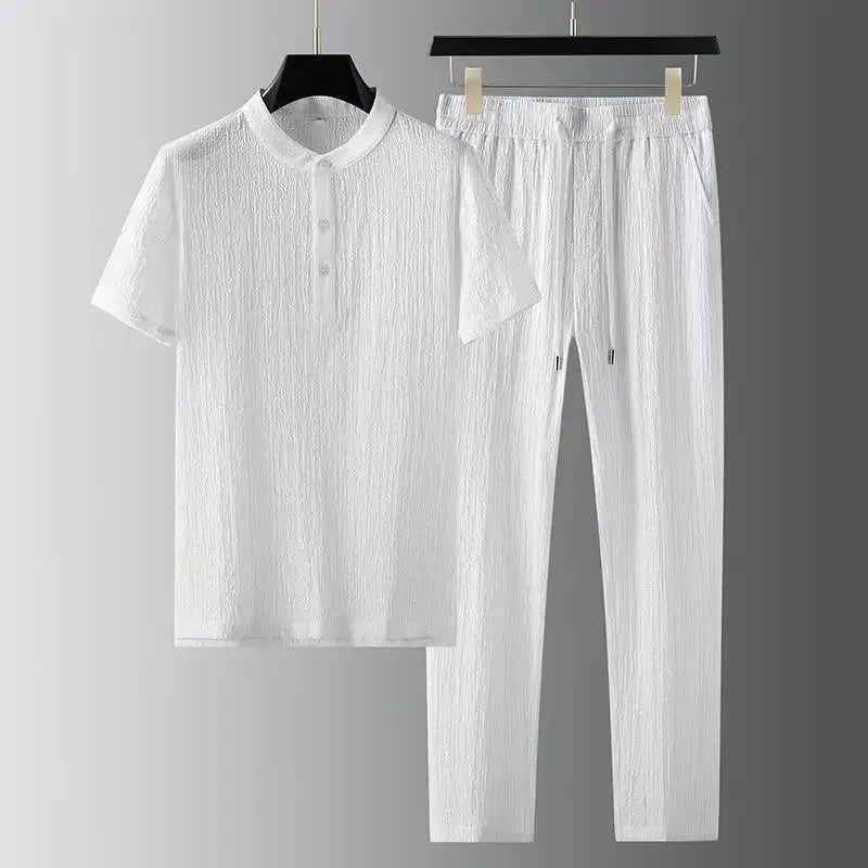 Breathable Men's Shirt Set