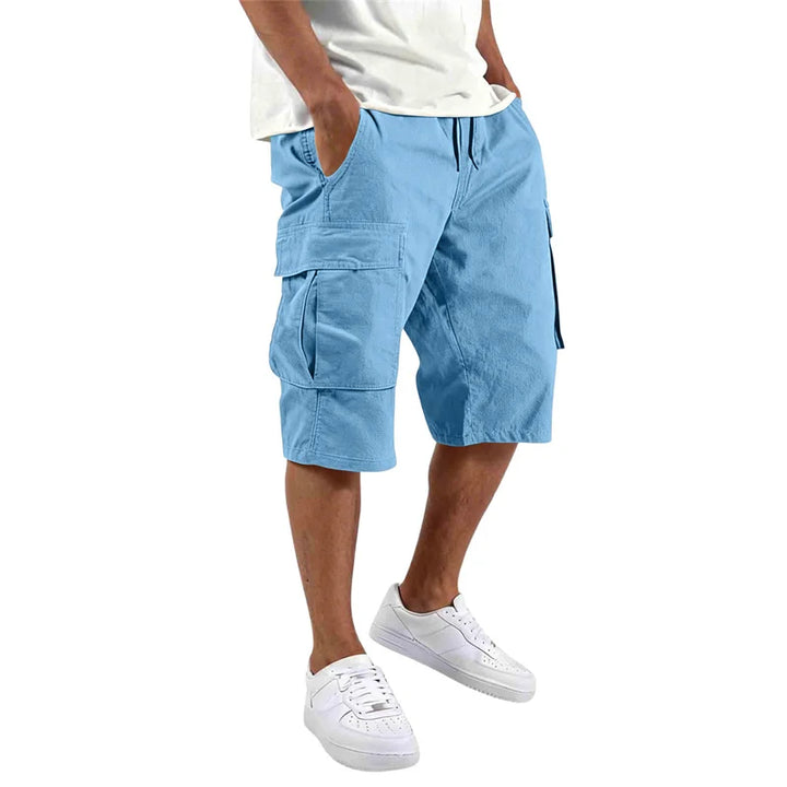 Elegant Multi - Pocket Shorts