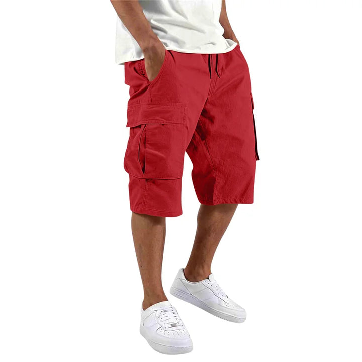 Elegant Multi - Pocket Shorts