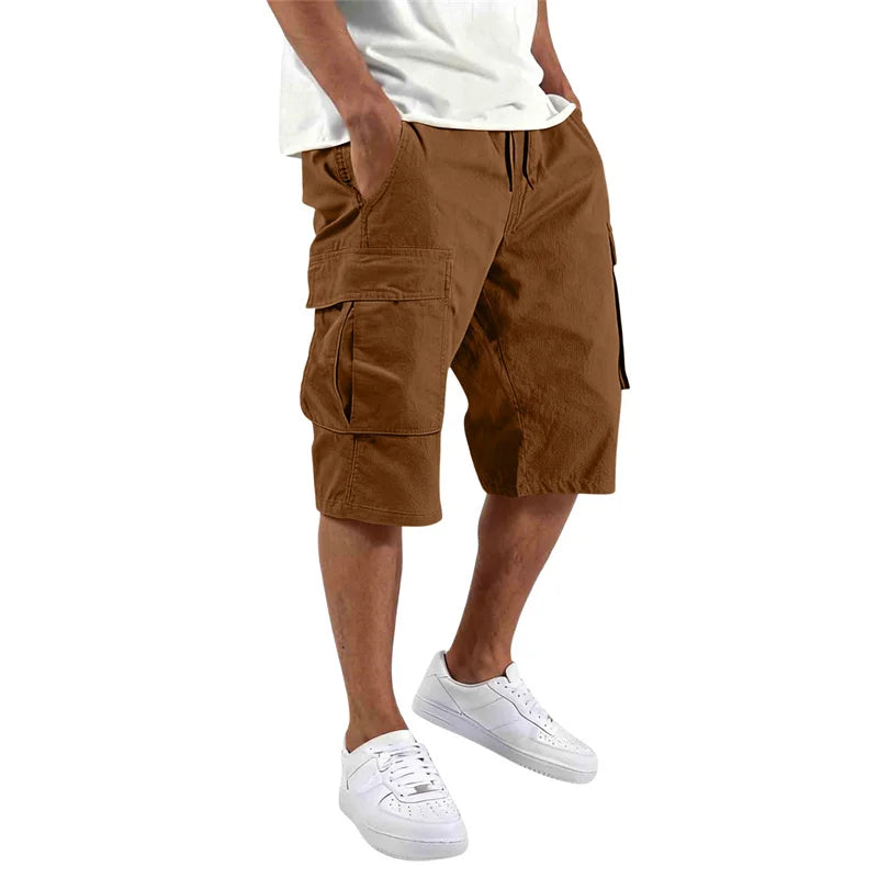 Elegant Multi - Pocket Shorts