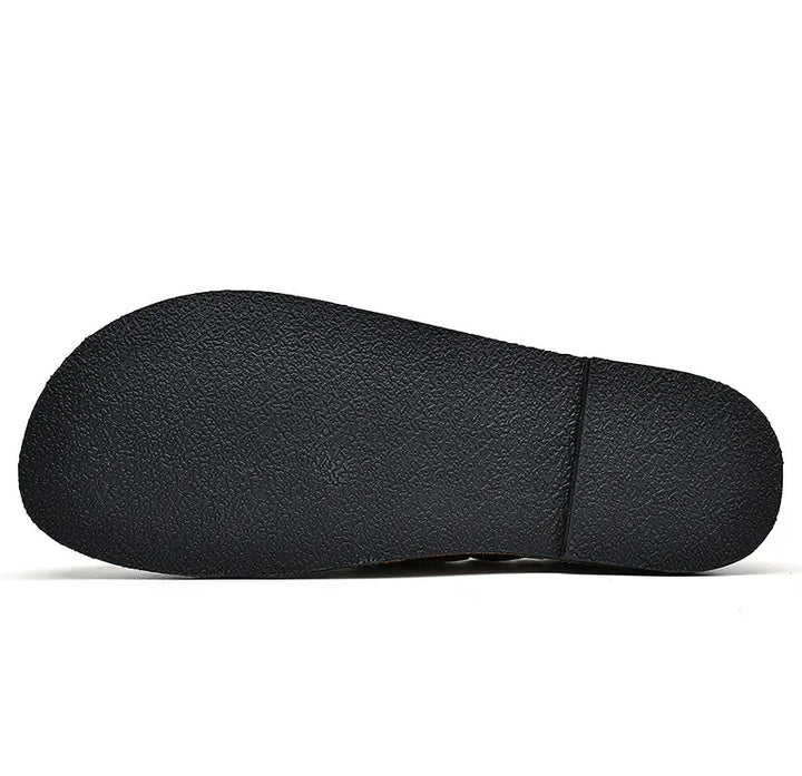 Buckled Leather Loafers
