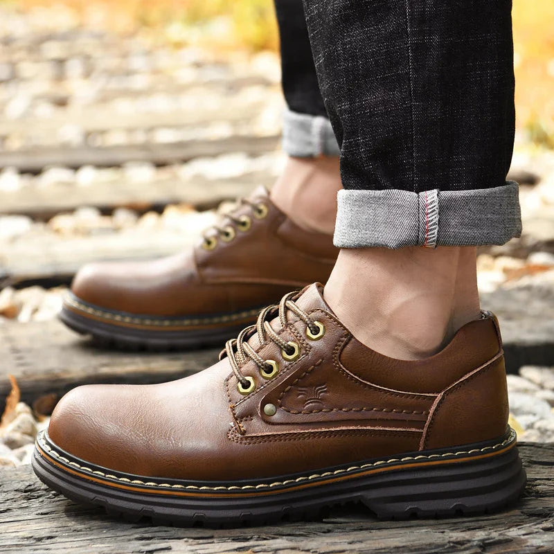 British Style Leather Oxford Shoes
