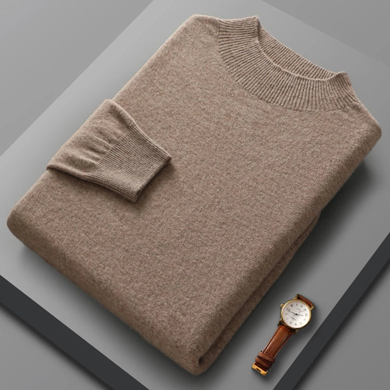 Half High Collar Cashmere Sweater