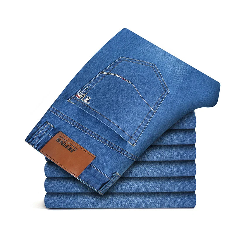 Casual Straight Denim Jeans