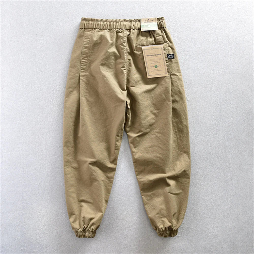 Elegant Cotton Cargo Pants